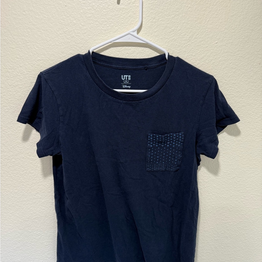 Women’s Navy Blue Pocket T-Shirt